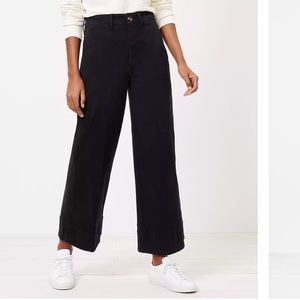 Loft Curvy Mid Rise High Rise Wide Leg Jeans
